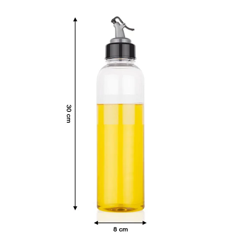 Oil Dispenser Transparent Plastic Oil Bottle