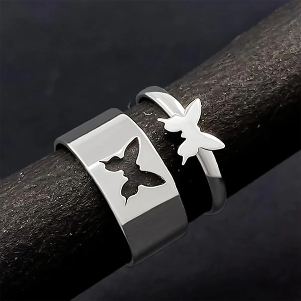 Timeless Couple’s Ring Set