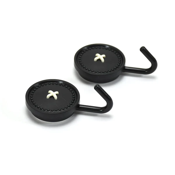 Heavy-Duty Wall Hooks (2 Pcs) for Home Use