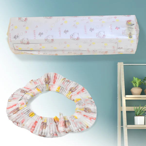 Air Conditioning Dust Cover - Folding AC Cover for Protection (1 Pc)