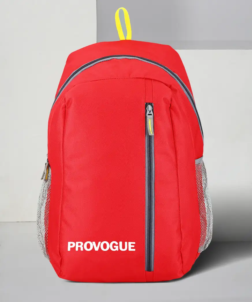 PROVOGUE DAYPACK Bags Backpack for daily use library office outdoor hiking Backpack 25 L Backpack (Red)