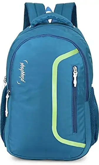 SCHOOL BACKPACK FOR GIRLS AND BOYS COLLEGE BAG TUITION BAG (NAVY BLUE) 35 L No Backpack (Blue)