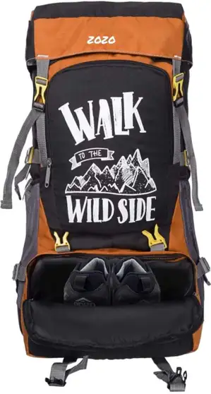 Water Proof Mountain RucksackHiking/Trekking/Camping Bag/Backpack Rucksack  - 65 L (Black, Grey)