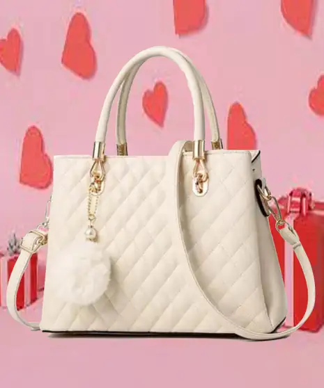 house of common Women White Shoulder Bag