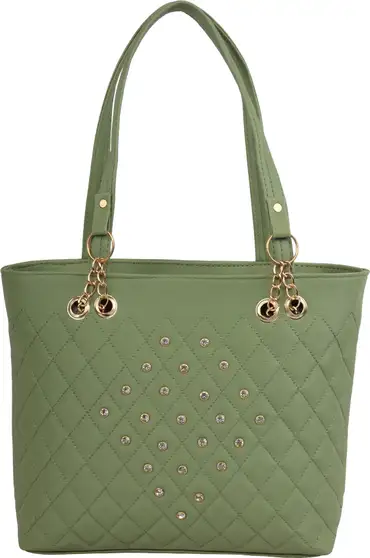 Rajni Fashion Women Green Shoulder Bag