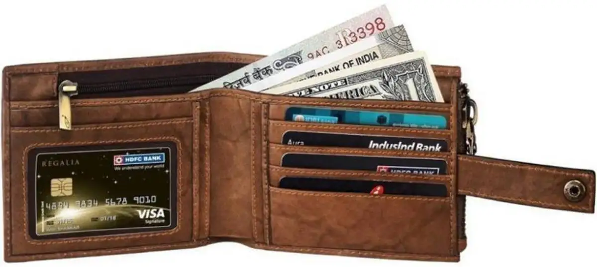 Ross Brown Men Casual Brown Genuine Leather Wallet