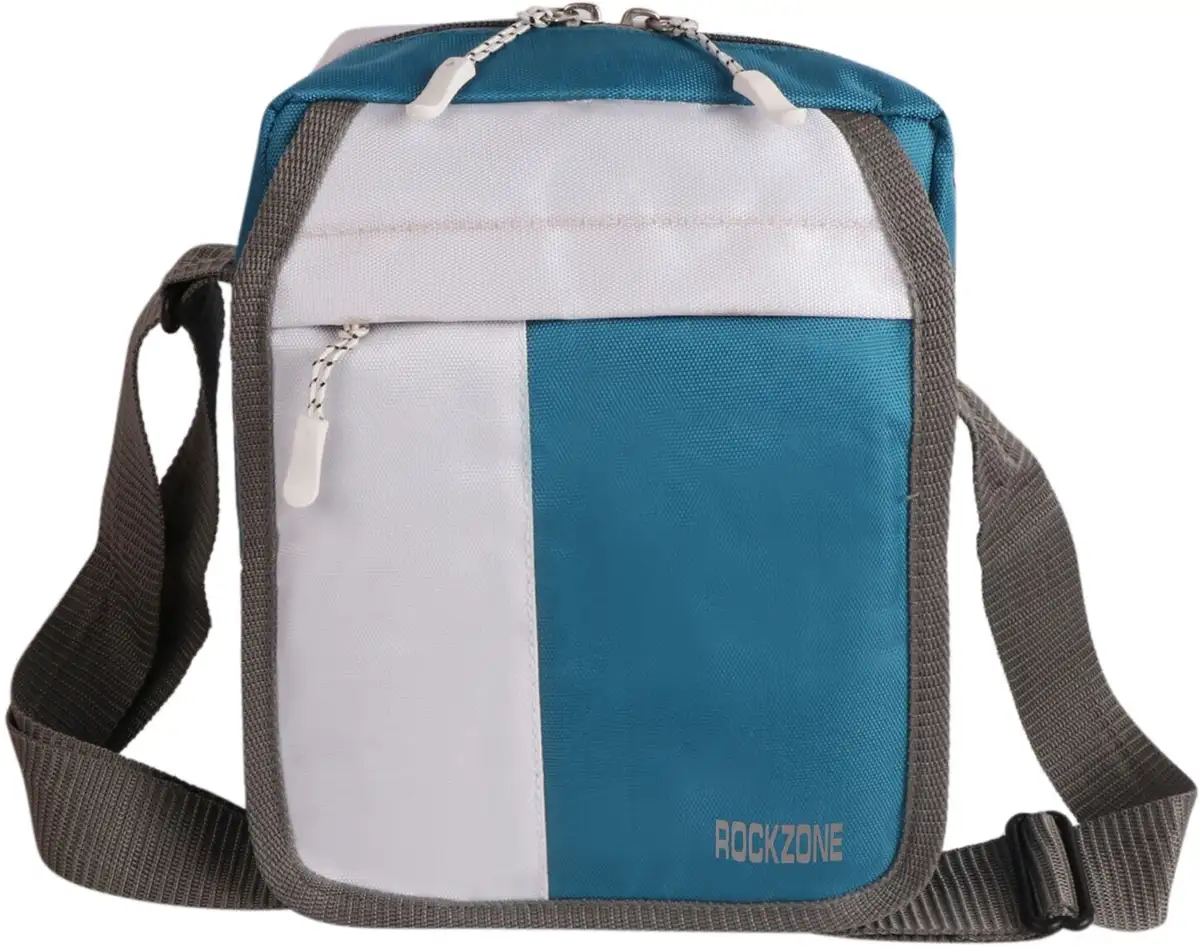 Green, White Sling Bag 