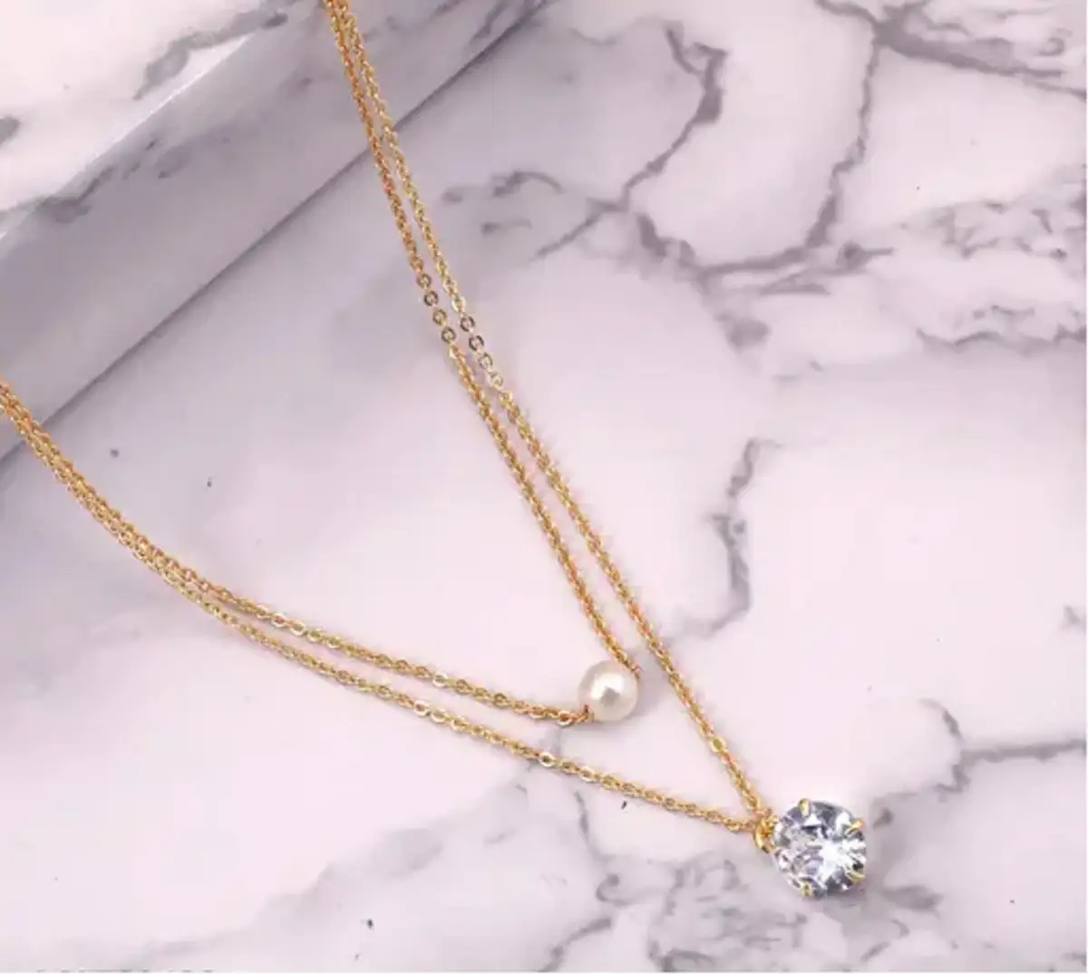 Gold-plated Plated Brass Necklace