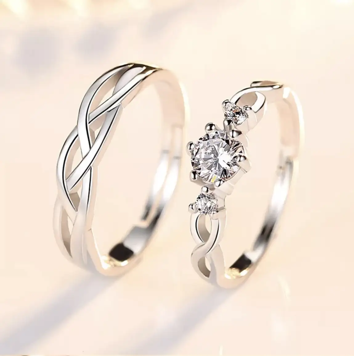 Stainless Steel Ring Set