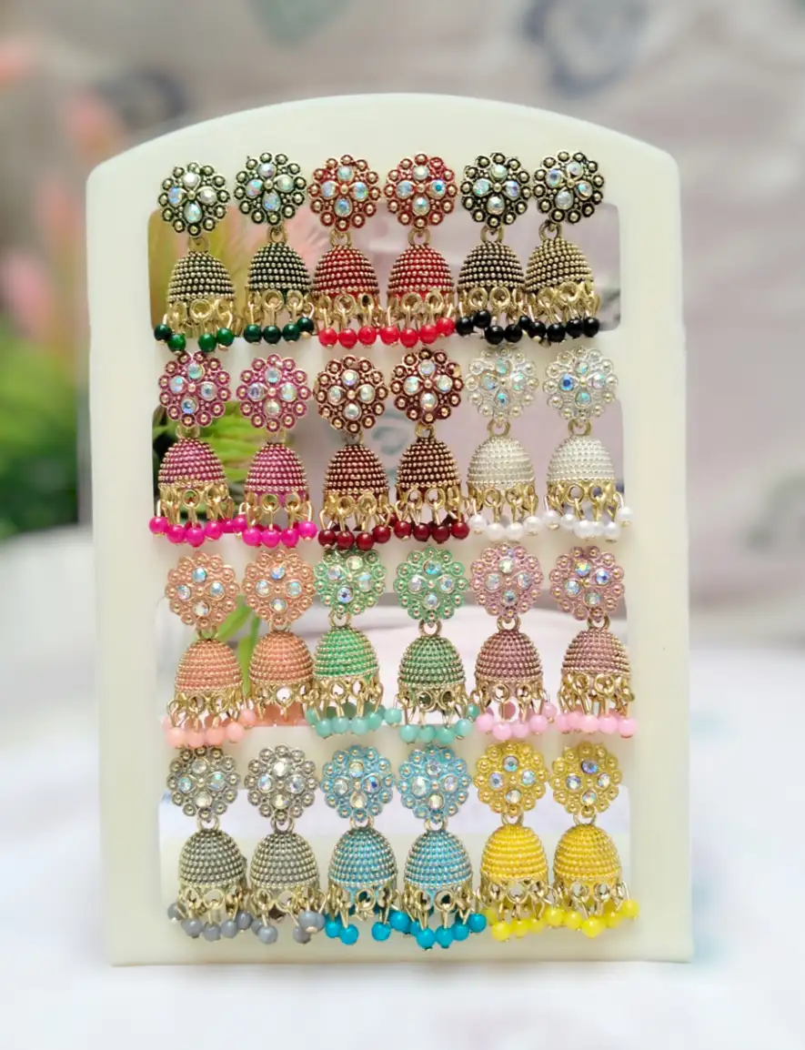 Brass Jhumki Earring