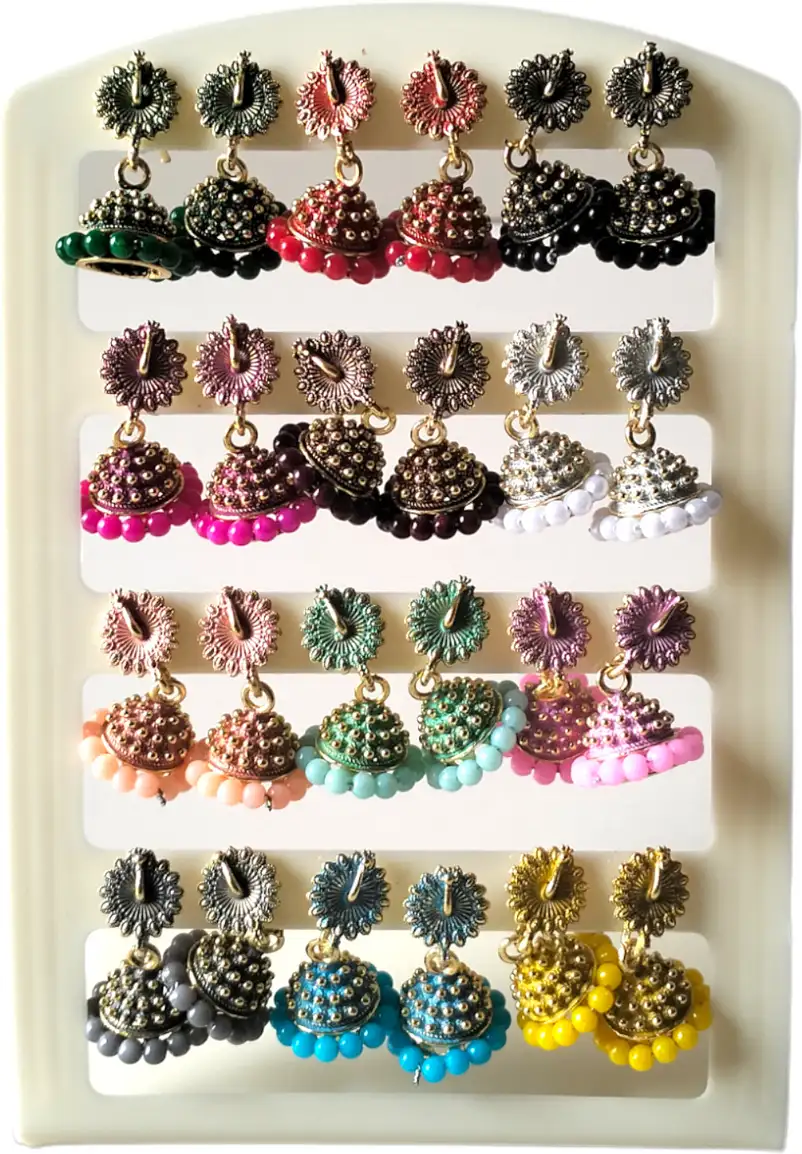 Pearl Alloy Jhumki Earring