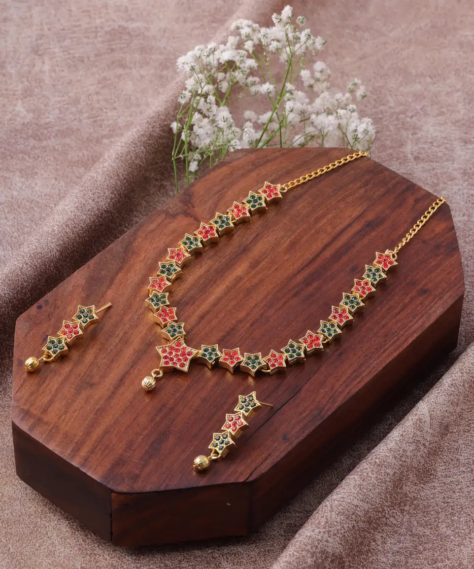 Alloy Jewel Set (Multicolor)