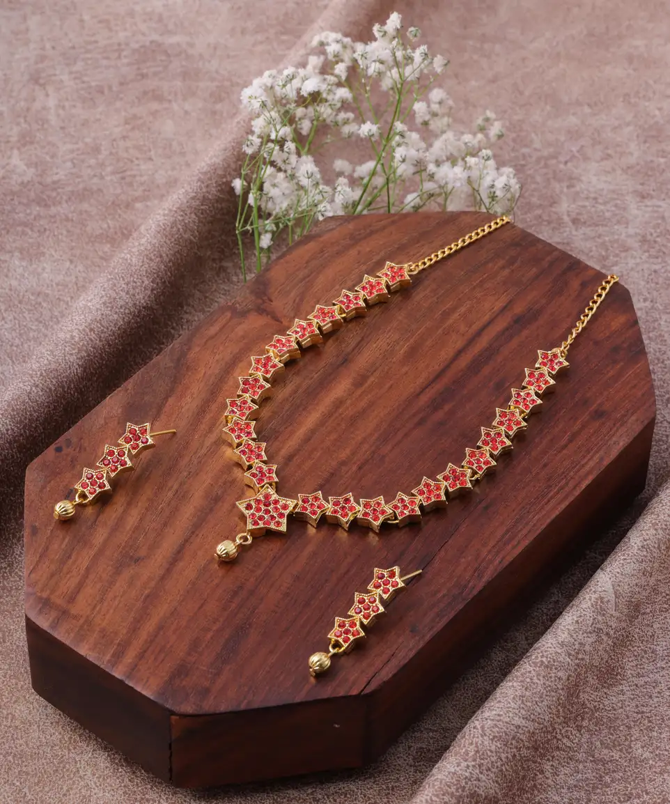 Alloy Jewel Set (Red)