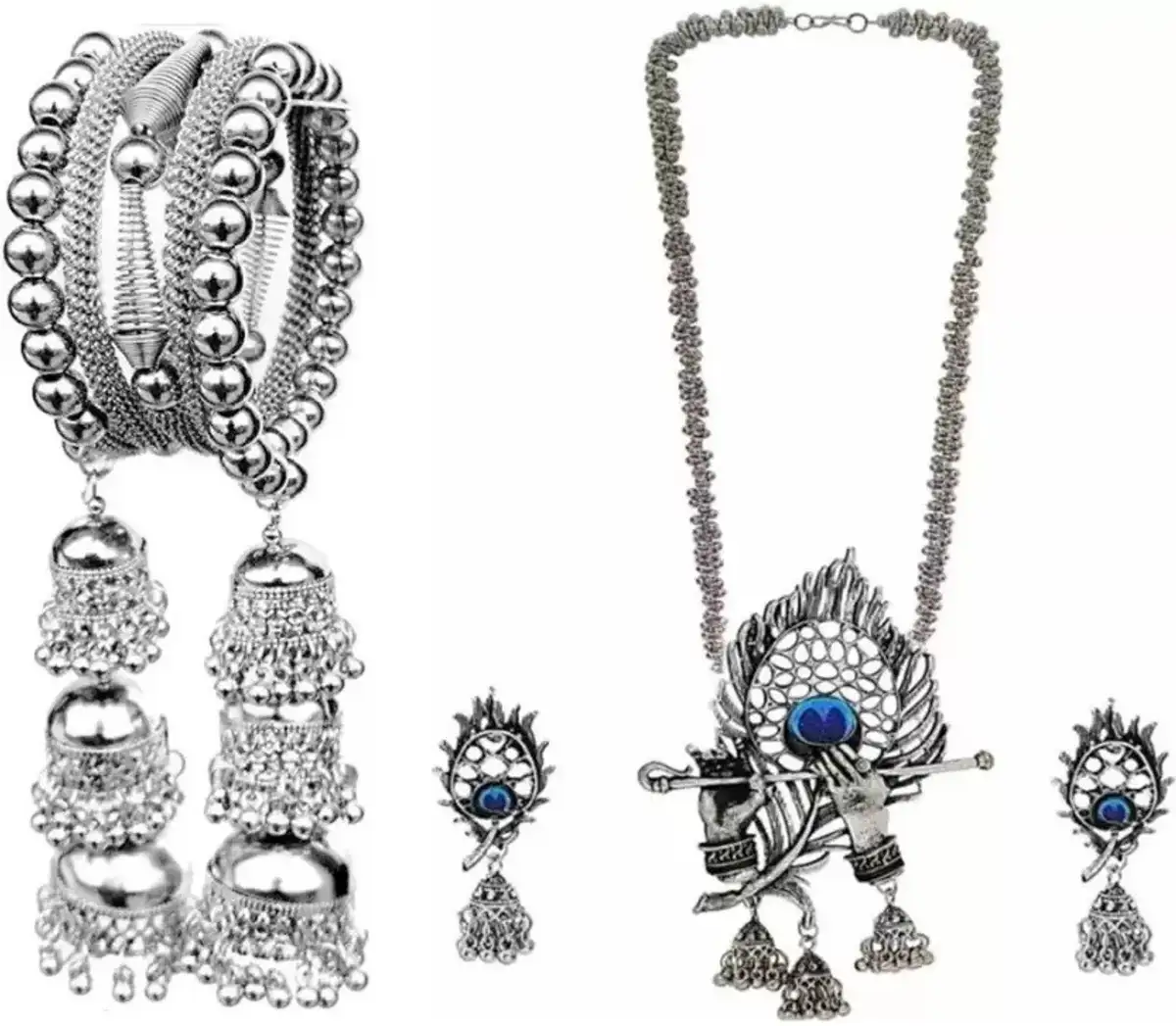 Alloy Jewel Set (Silver)