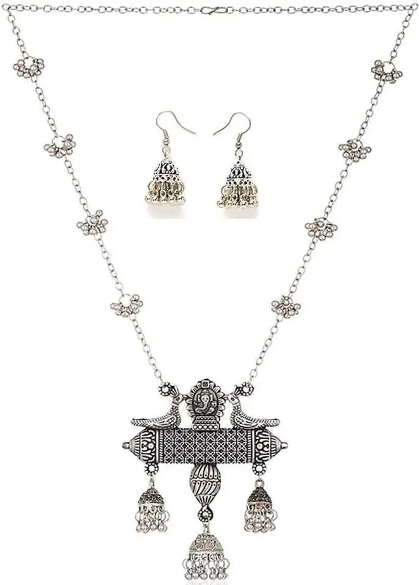 Alloy Jewel Set (Silver)