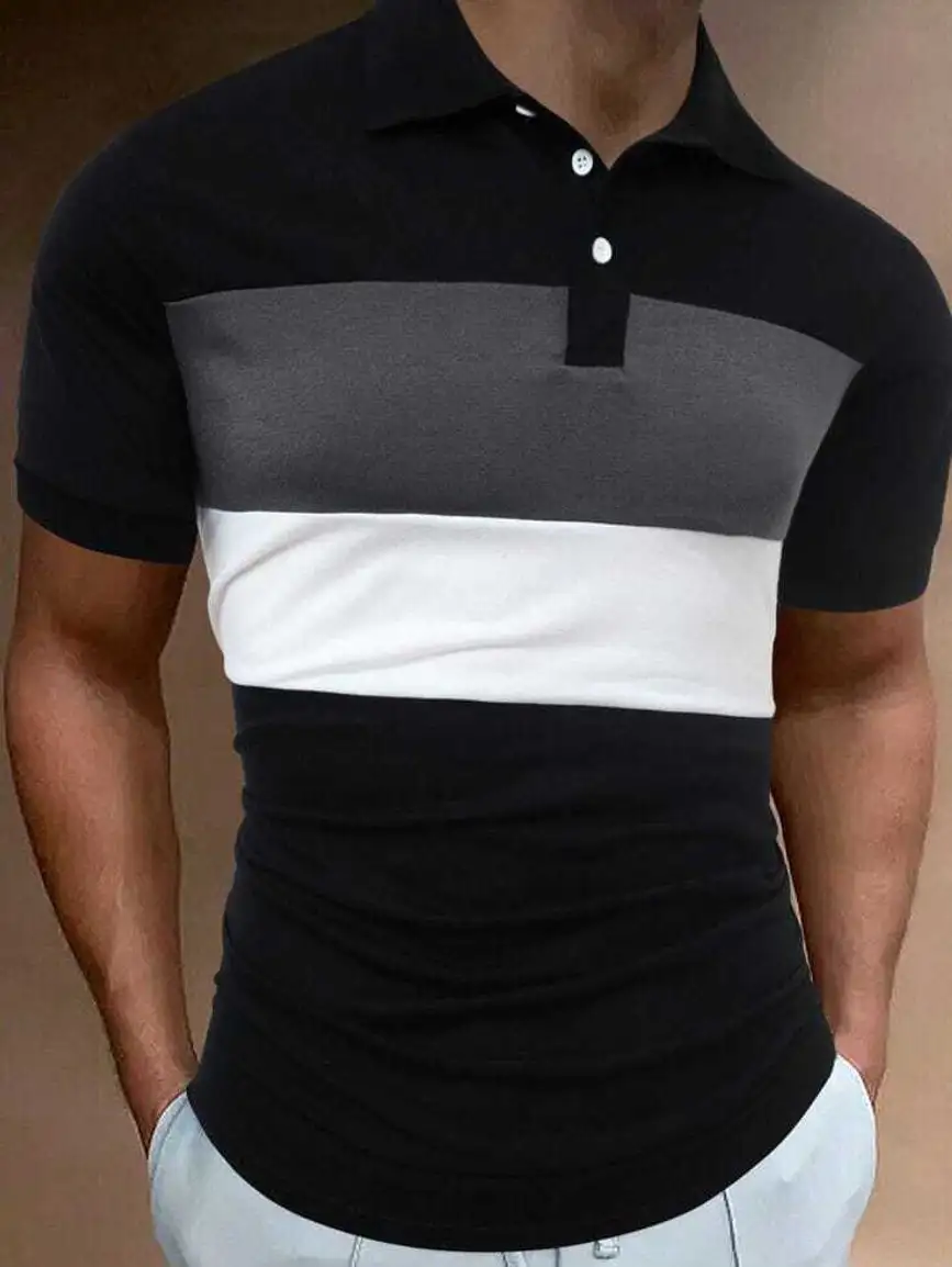 Color Block Men Multicolor T-Shirt