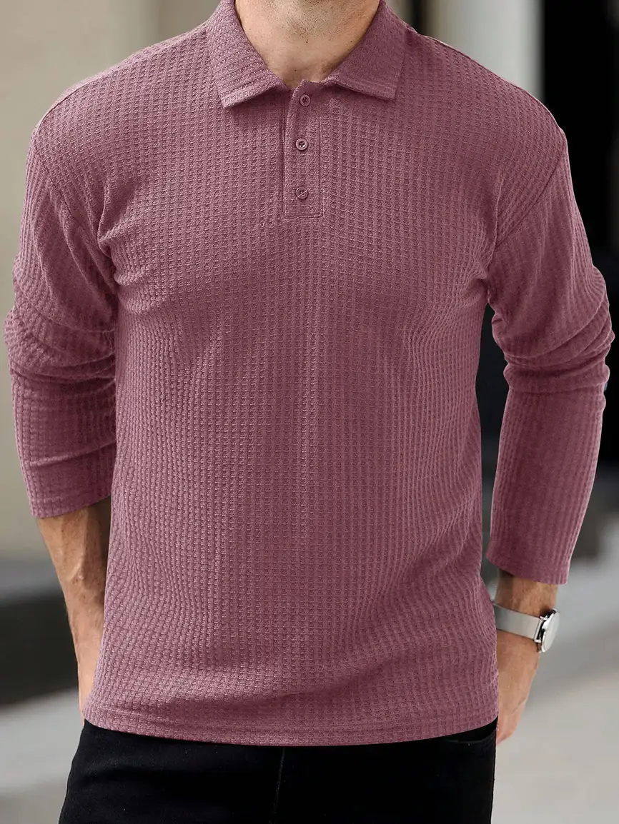 Self Design Men Pink T-Shirt