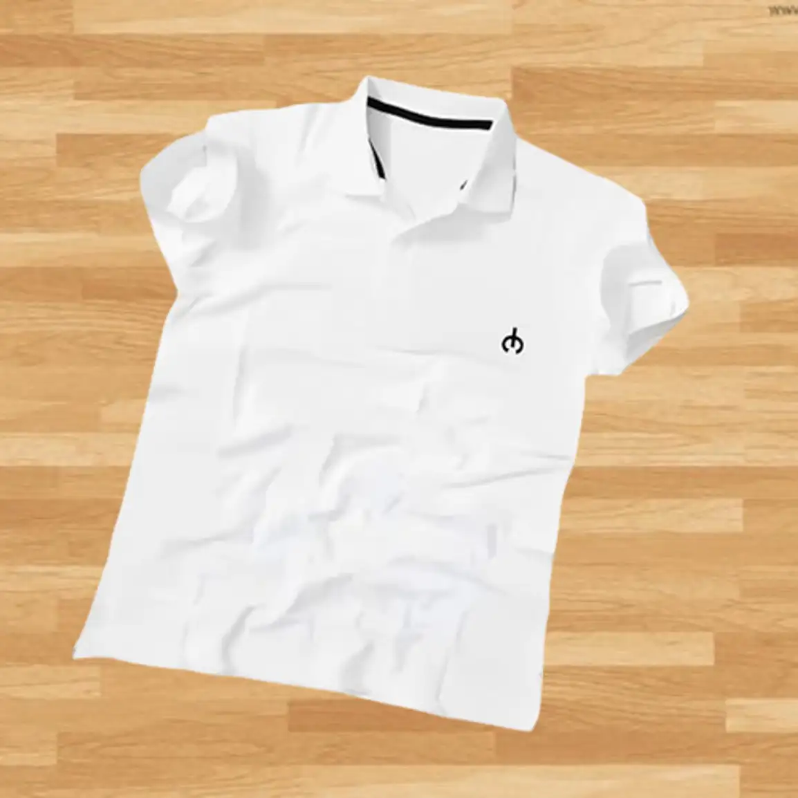 Solid Men White T-Shirt