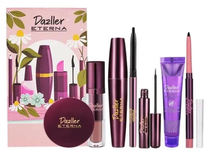 Dazller Eterna Everyday Essentials For College | Office | Daily Use | Nude | Makeup Combo