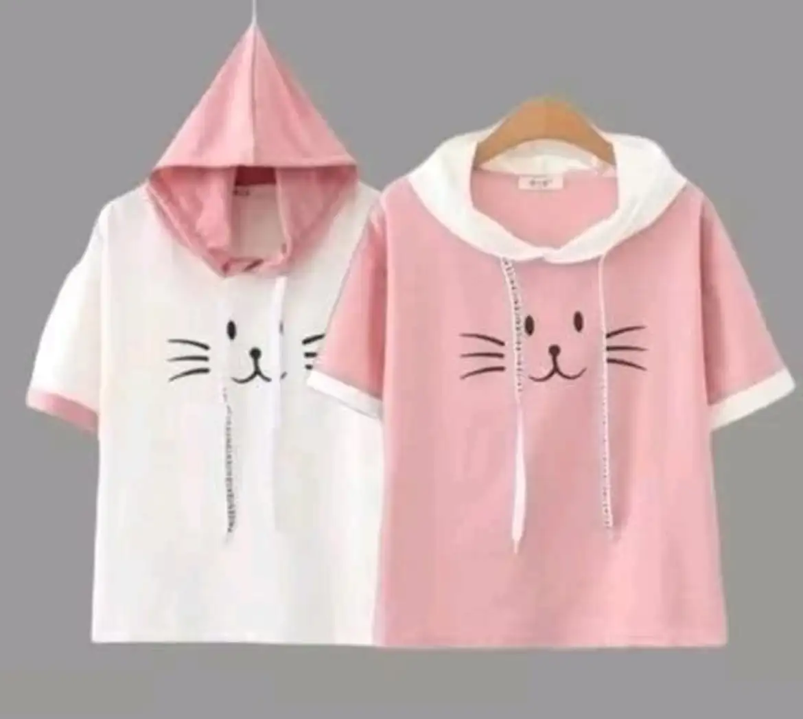 Printed Women Pink T-Shirt