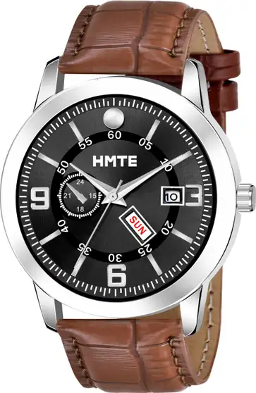 HM-9772Black Day&Date Series Analog Watch  - For Men