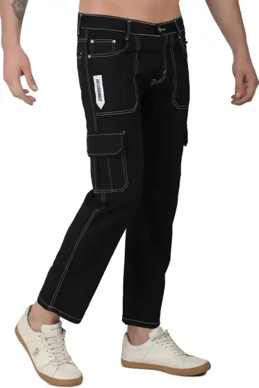 Regular Men Black Jeans