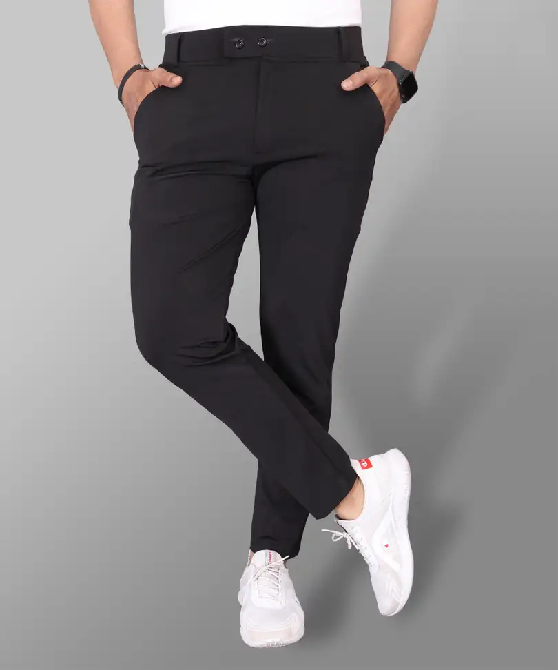 Men Black Trousers