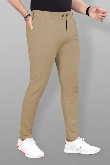 Men Khaki Trousers