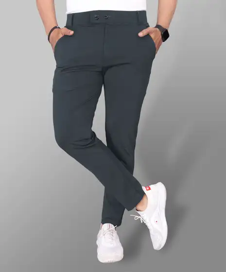 Men Grey Trousers