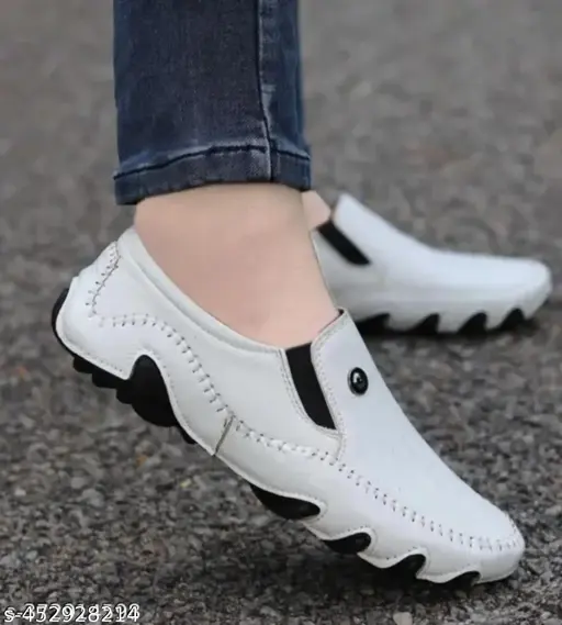 AKIKO GB Loafers - WHITE