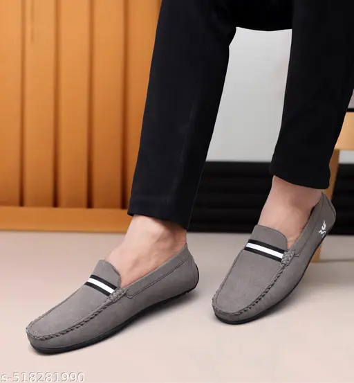Shuan artificial leather casual loafer shoes for men