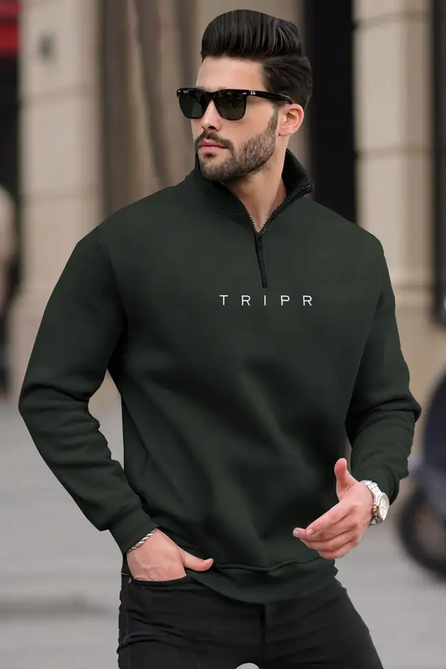 Full Sleeve Printed Men Sweatshirt