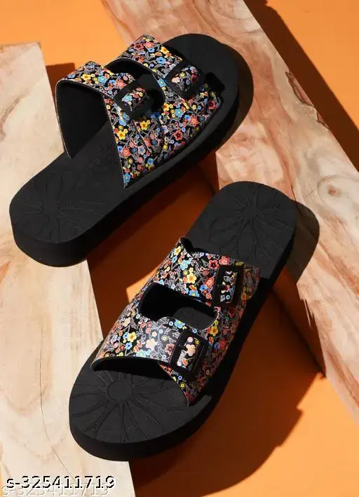 RASAMBH""""Comfortable Stylish and Trending Colorful Printed""""Flip Flops sliders""""For Women""""