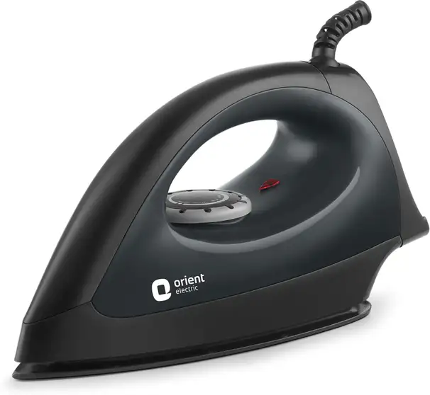 Orient Electric DIGT11GP Gusto Heavy Weight 1100 W Dry Iron (Black)