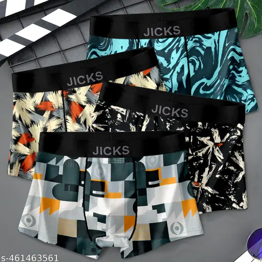 Jicks Men's Ultra-Comfort Nylon Underwear with Stretch & Anti-Bacterial Protection