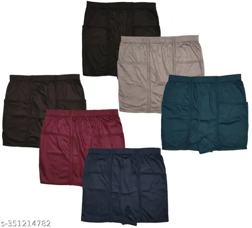 Essential Comfort: Dhachoo's Men's Pocket Trunks for Stylish Convenience!"