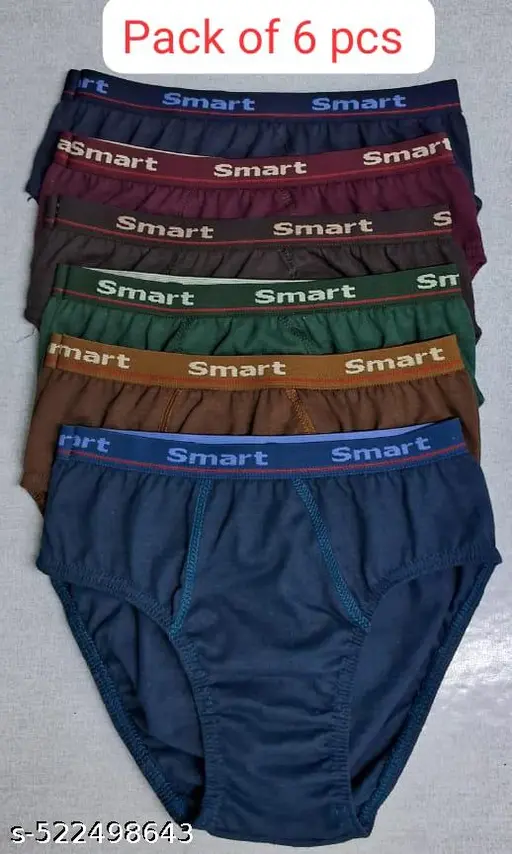 Smart colour elastic briefs