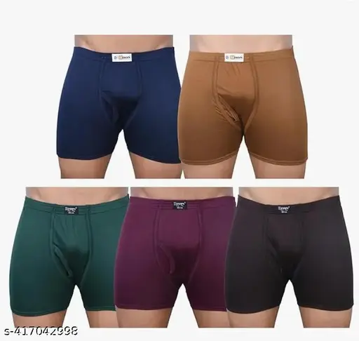 fanzoo 100 % cotton men's underwear (pack of 5)