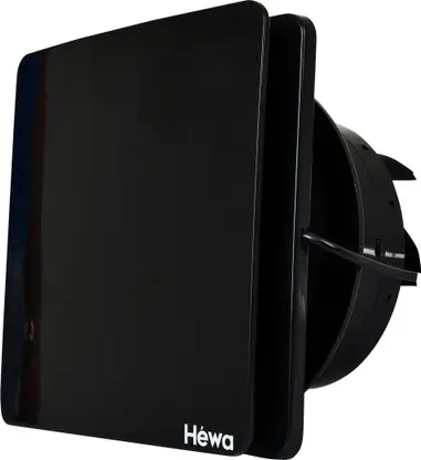 Hewa Casa 6 inch(round) Exhaust fan for Bathroom Kitchen with high speed copper motor 150 mm Exhaust Fan  (Black)