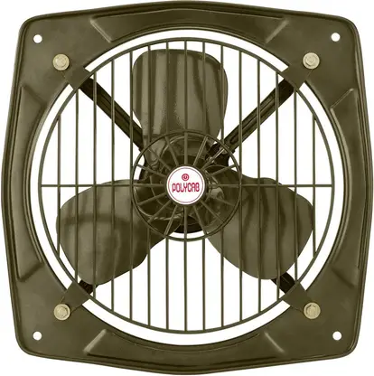 Polycab Freshne ES Metal 300MM (12) E FAN FRESHNER ES METAL MET.GOLD BLACK NS 300 mm Exhaust Fan  (Black)