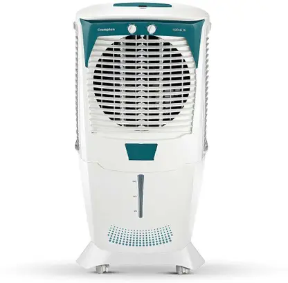 Crompton 75 L Desert Air Cooler  (White, Teal, ACGC-DAC751)