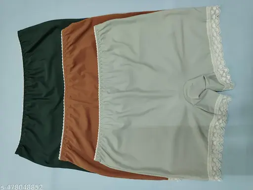 3 combo Seamless designee less border women boy short panty pack of 3