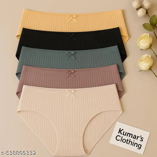 Everyday Cool 4 Lining Panty Set for Women – Soft Cotton, Full Coverage, Multicolor Pack