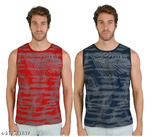 Modern Men's Premium Cotton Gym Vest (S M L XL XXL)(3 Colors Available)