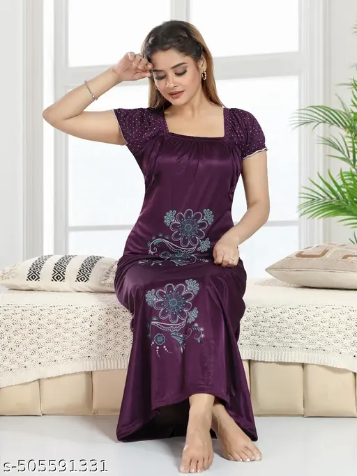 Shopping Station Stylish Women Nightdress Nighty