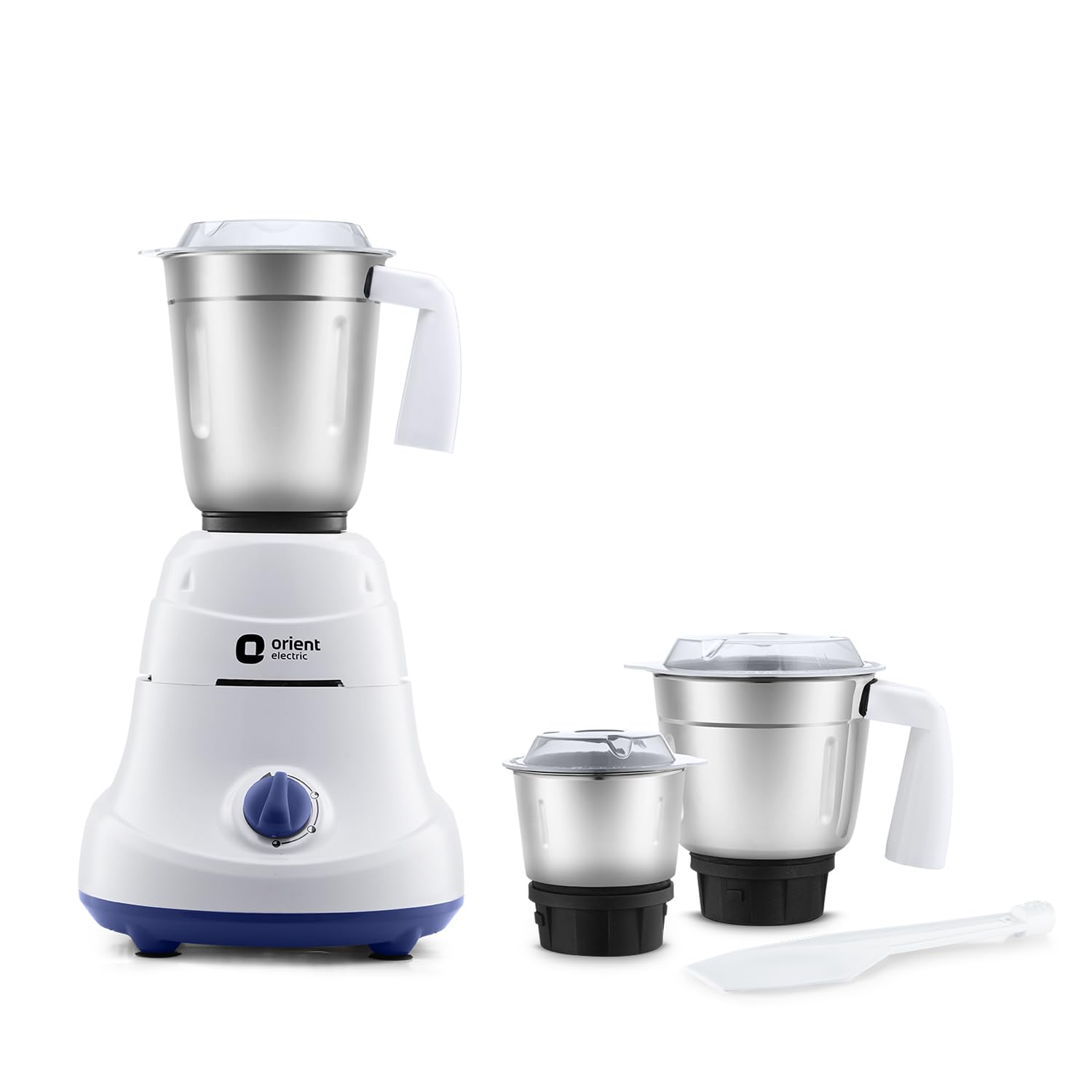 Orient Electric 750W mixer grinder | Super power 750 MGSP75WB3 3 jar with 3 SS jars | Longer life balanced coil motor | ABS body | Uniform grinding | 5 years motor warranty