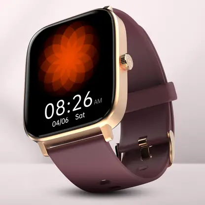Noise Colorfit Icon 2 1.8'' Display with Bluetooth Calling, AI Voice Assistant Smartwatch  (Deep Wine Strap, Regular)
