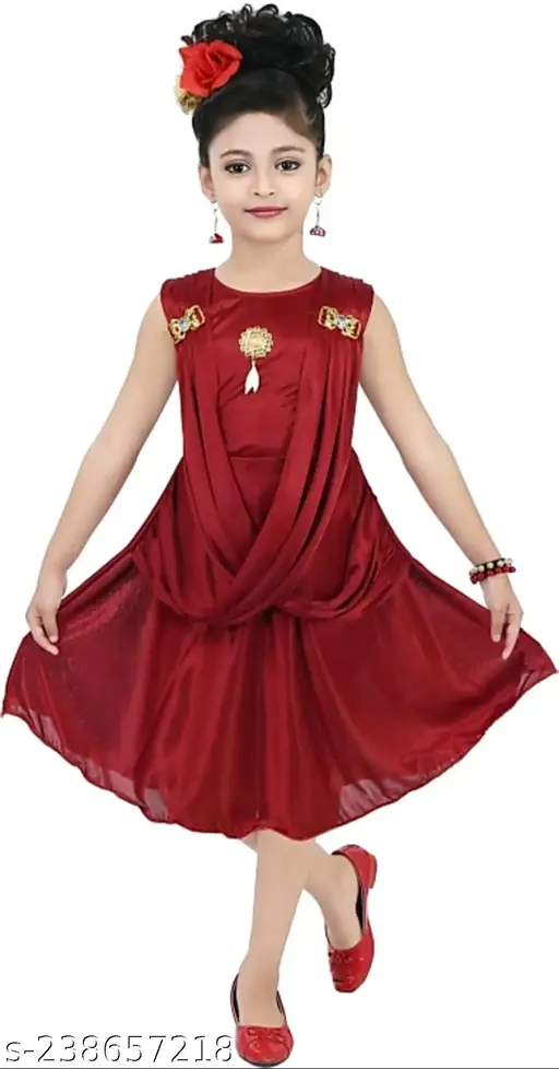 Mullick girls frock for casual wear