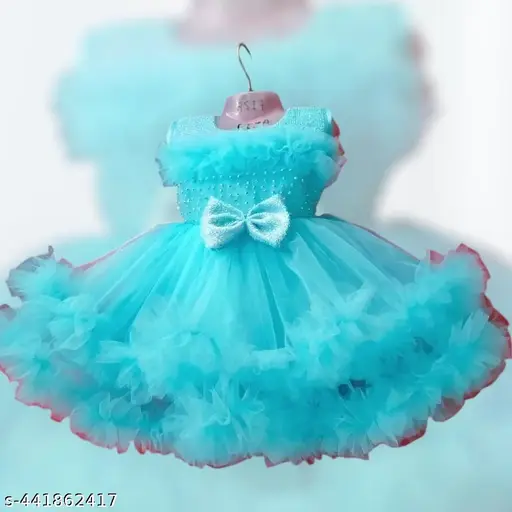 Baby Girls Net Frock (G)| 7 Colours