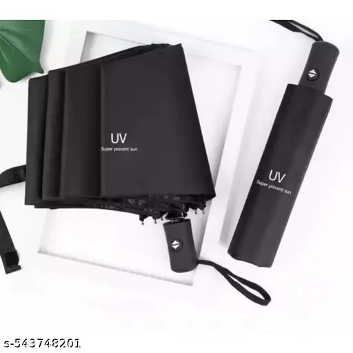Umbrella For Man And Women - Automatic Large Size Foldable Umbrella with Travel Cover for Man and women - 3 fold Windproof umbrella
